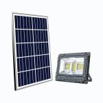 60watt 100w Solar Led Flood Lights Outdoor Tri Color With Music Reflector
