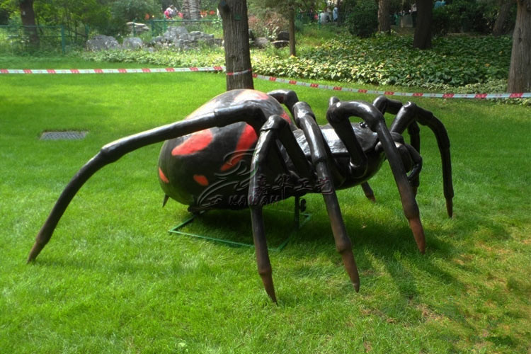 Attractive Realistic Animatronic Insects Spider For Theme Park Exhibition