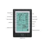 300 1100hpa Air Pressure Range Digital Rainfall Weather Station For Indoor And