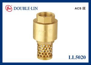 Quality Stainless Steel Spring Female 16 Bar 4 Inch Brass Foot Valve wholesale