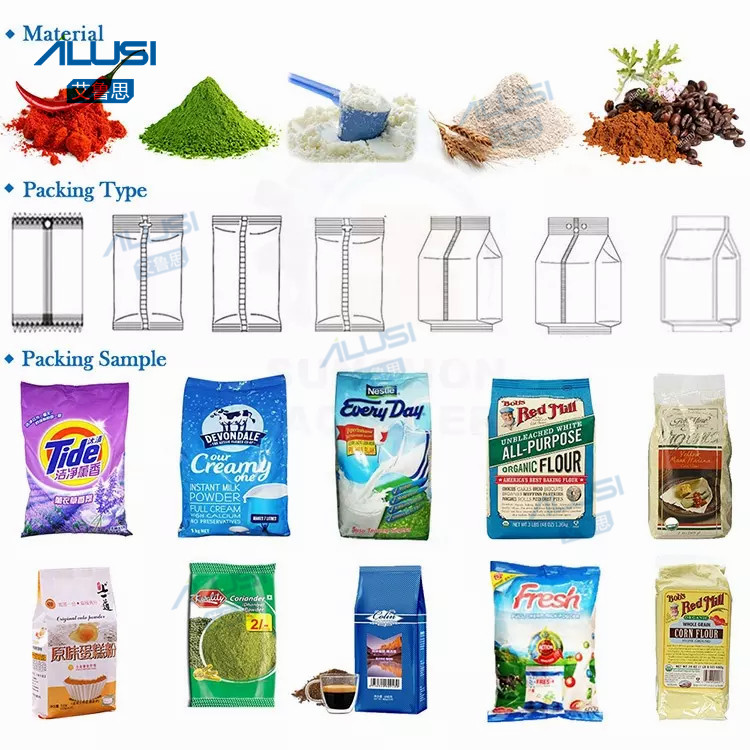 500g 1000g Doypack Flour Detergent Powder Filling Packing Machine Multifunction