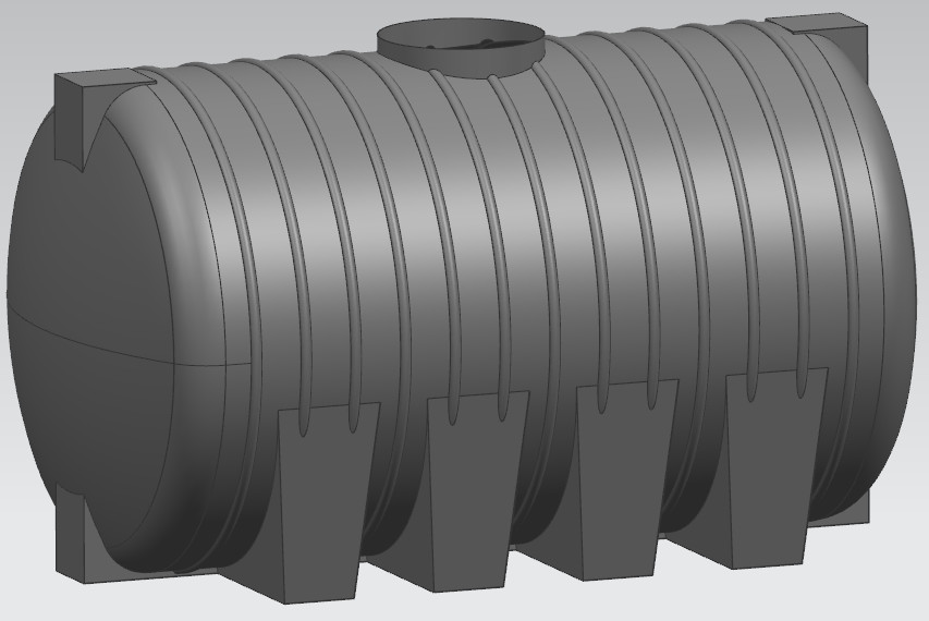 Aging Resistance 10T Roto Moulding Water Tank Forging