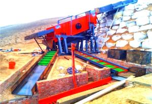 Quality 250m3/H,65Kw Power, 9m Length ,Steel,Rotary Movable,Gold Washing Trommel Screen wholesale