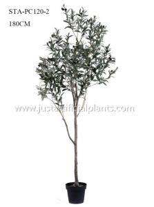 Quality 180CM Faux Olive Tree Fruits 180CM Eco Friendly Plant Plastic Materials wholesale