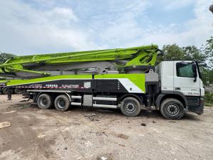 Quality Used Concrete Pump Truck 56m Mounted Mercedes Benz Chassis For Sale wholesale