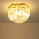 LED Postmodern Gold Silver Chrome Designer Hanging Lamps Murano Chandeliers(WH