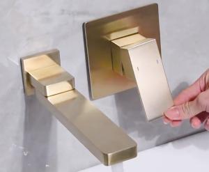 Quality Wall Mounted European Swing Wash ODM Concealed Basin Mixer wholesale