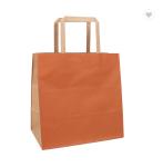 CMYK Solid Color Plain Kraft Paper Gift Bags Eco Friendly Paper Bags 190gsm