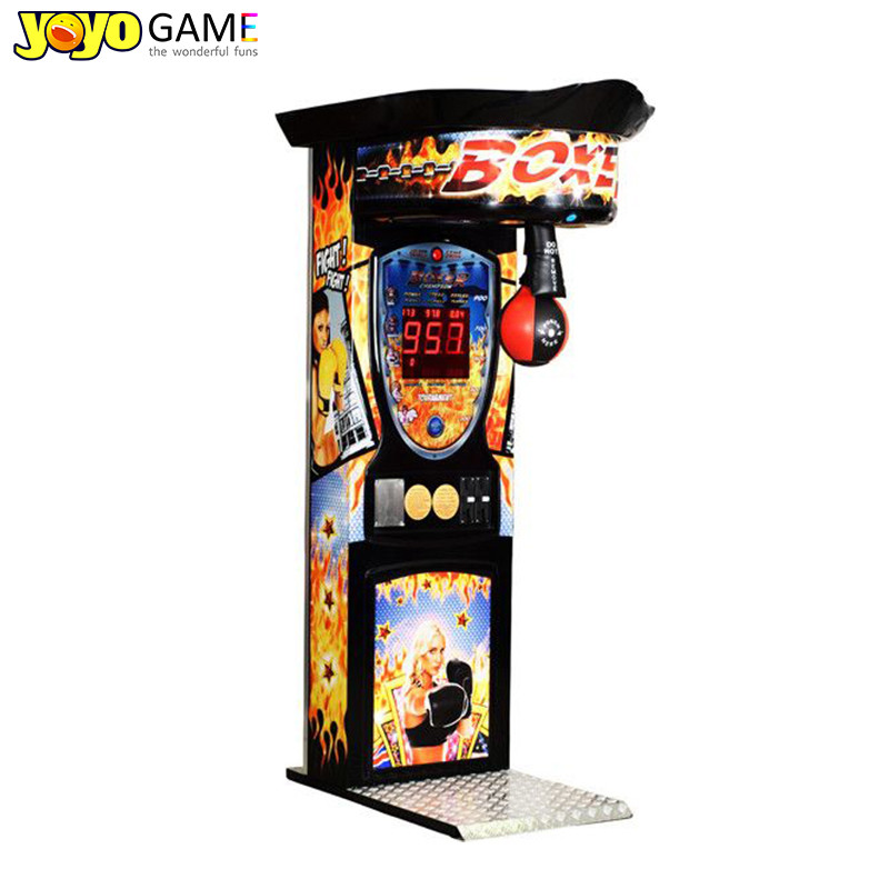Coin Operated Game Street Amusement Park Electronic Hammer Boxing Machine Arcade Boxing Punch Machine Price For Sale