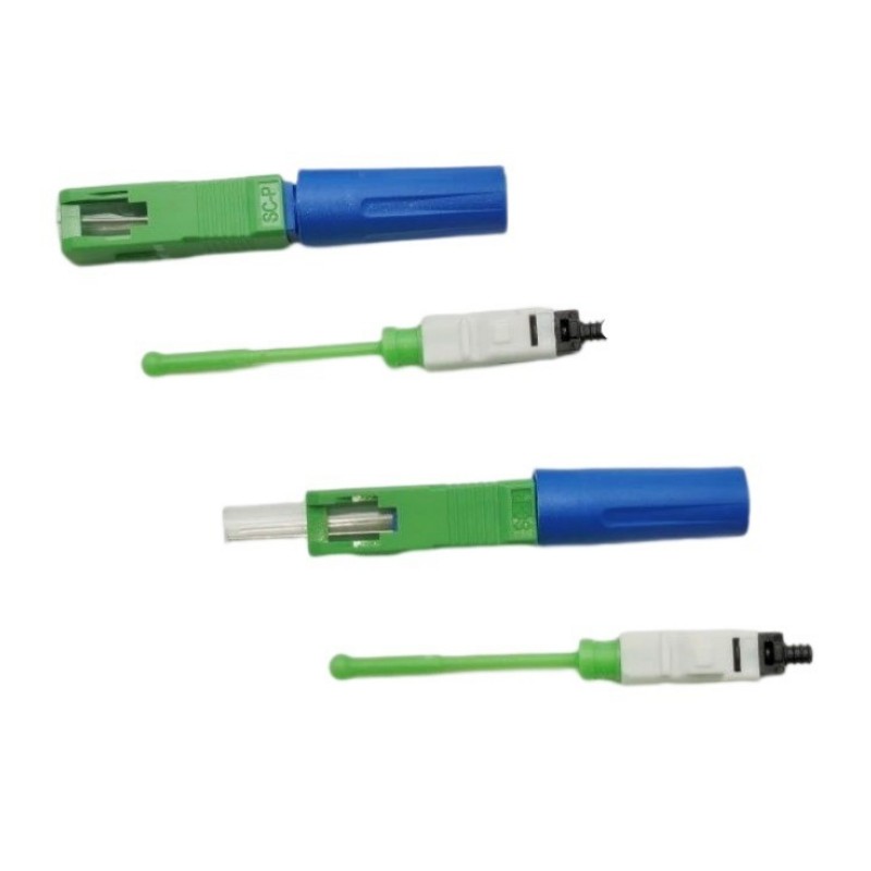 Fiber Optic Fast Connector for Hot Melt Type Singlemode/multimode FTTH Laser FTTX SC APC