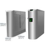 Anti Breakthrough Automatic Turnstiles Fingerprint Color OEM For Disabled Access