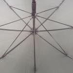 Large Green Manual open Promotional Golf Umbrellas With Black Fiberglass Ribs