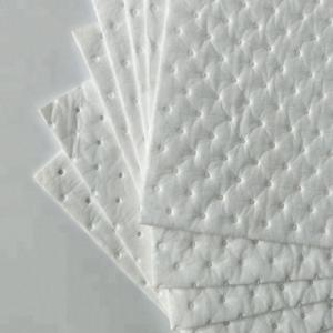 Quality 100% PP Meltblown Nonwoven Oil absorbent Mat or Rolls for Oil Containment or Oil spill control wholesale