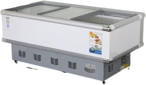 Quality Double Door Chicken Meat Display Chiller Air Cooling wholesale