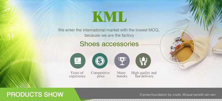 Customized Popular Style Shoe Lace Flowers 85*85mm Cotton / Polyester / Chiffon Material