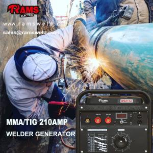 Quality 25L Petrol Welding Generators 250A Gas Powered Medium Frequency PMG wholesale