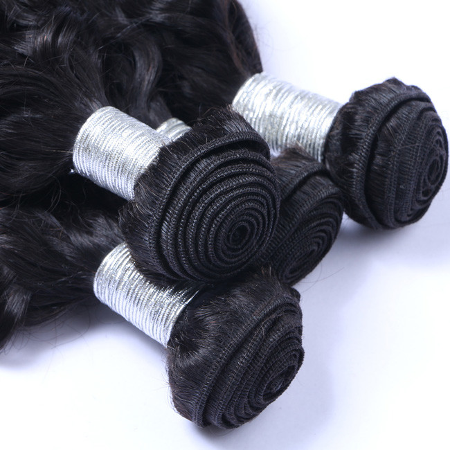 12inch-26inch Water Wave Cambodian Curly Bundles Double Weft Hair Extensions