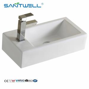 Quality AB8399A Modern Simple Ceramics Lavabo Above Counter Basin Bathroom Wash Hand Basin hot sale for project favorable price wholesale