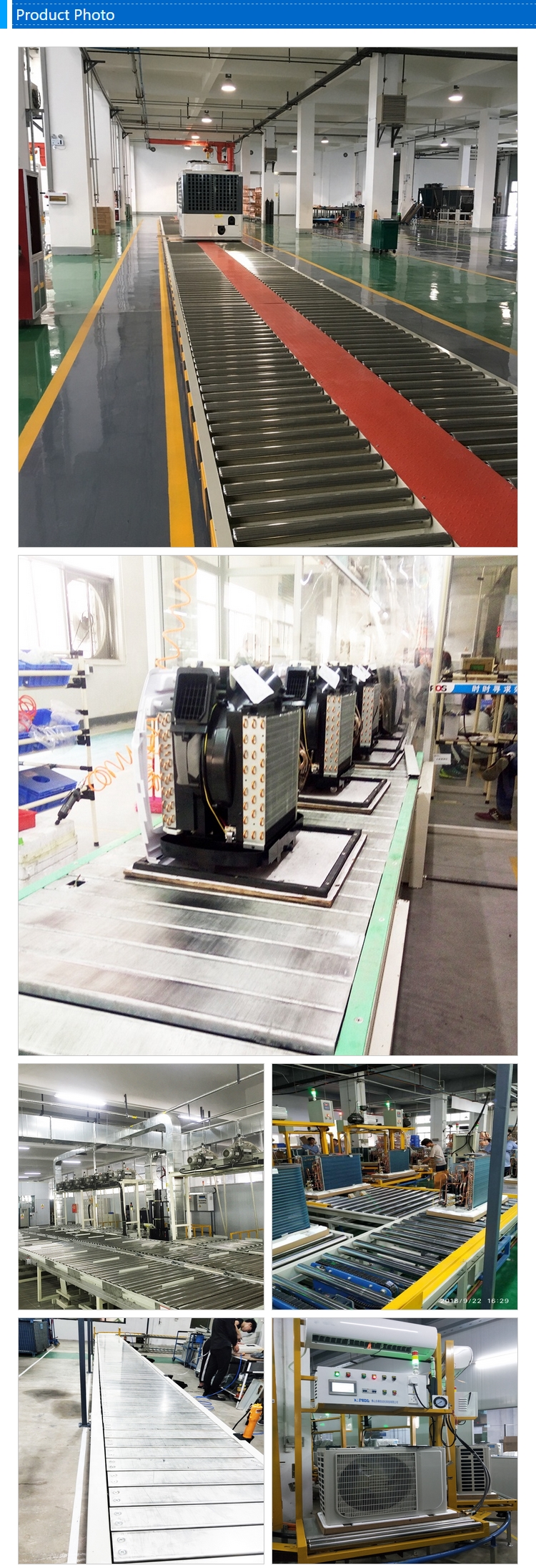 OEM Automatic Outdoor Unit Air Conditioner Production Line Customizable