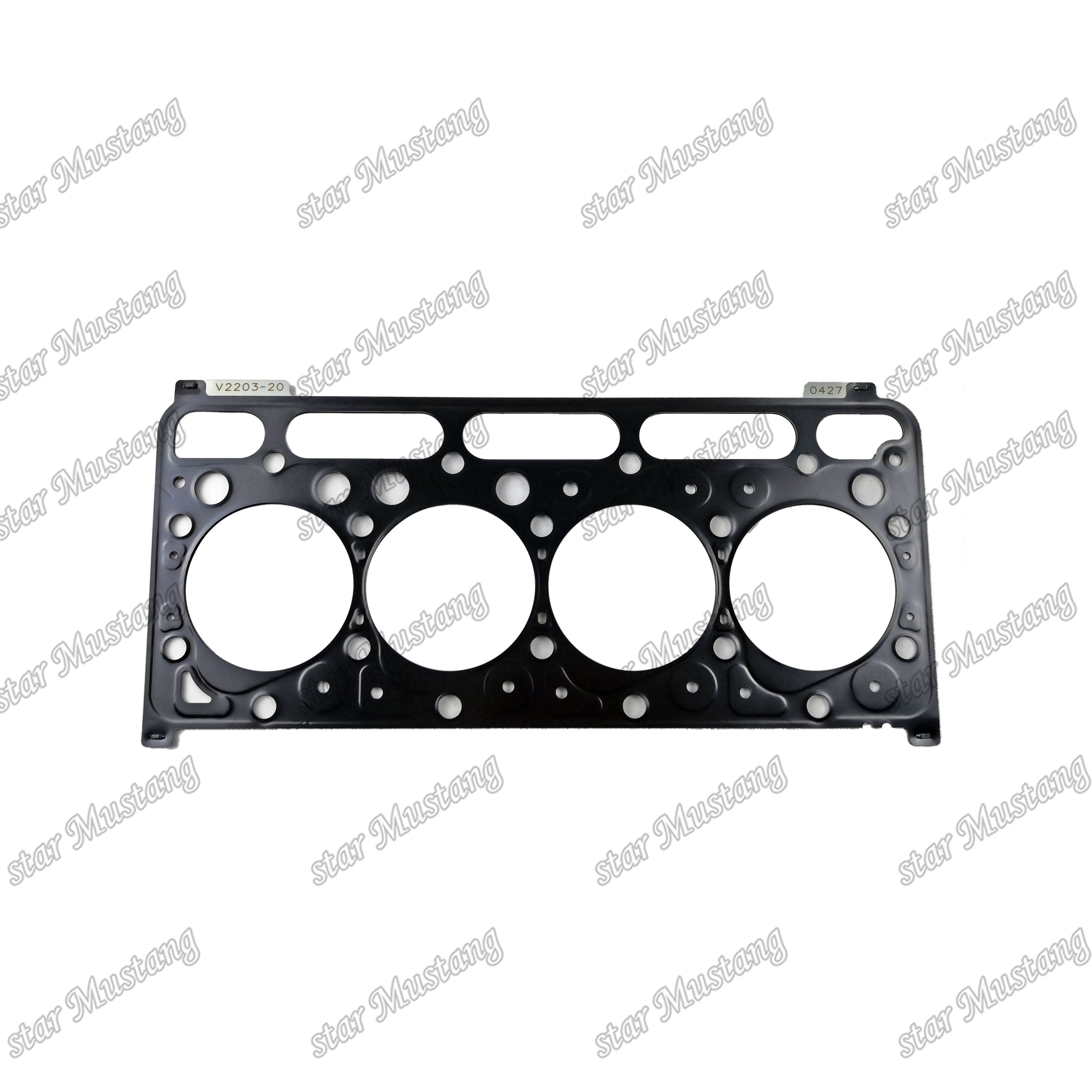 V2203 V2403 Cylinder Head Gasket Metal 1.20mm(20) New1G790-03312 Suitable For Kubota Engine