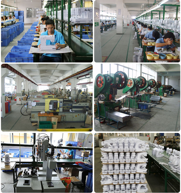 Manual Feed Mechanism Mini Household Sewing Machine UFR-611 with Flat-Bed Configuration