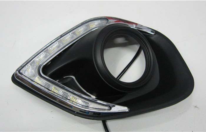 LED Daytime Running Light for MITSUBISHI ASX 2013 2014 2015 Fog Lamp DRL