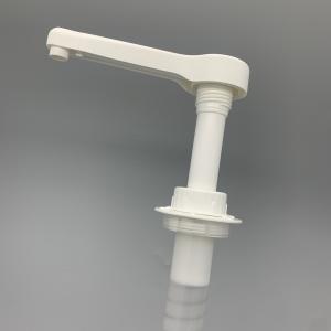 Quality Lower Screw Cap Plastic Honey Syrup Dispenser White Jam Pump wholesale