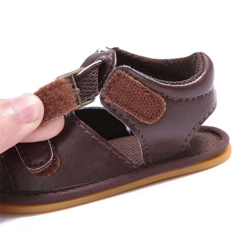 high quality infant Sandals Rubber soft-sole Newborn First walker baby shoes for Boy and Girl