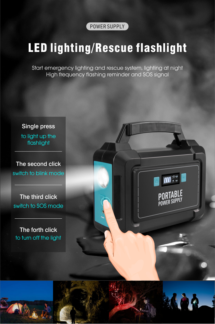 148wh Lithium Battery Portable Power Station 100W For Outdoor Camping