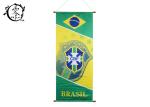 Custom CBF Brasil Logo Multicultural Flag Banners World Cup Wall Hanging Team