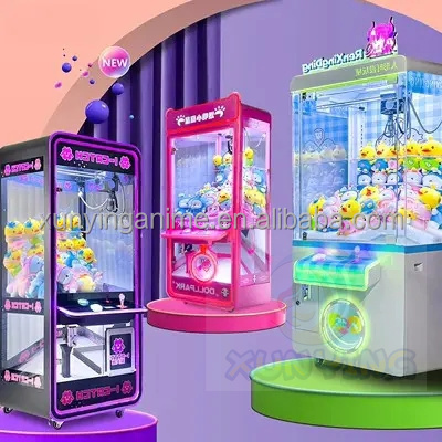 Age 8 Years Plush Doll Crane Machine Direct Supply 80KG Coin Operated Claw Game Center