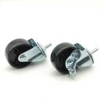 Office Furniture 25/30/45/50/75/100mm Zinc Plated PP Caster with 12*8.2mm Hole