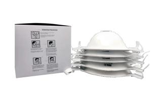Quality White Color Disposable Respirator Mask Long Lasting Filtration Performance wholesale