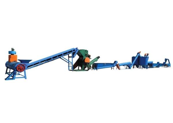 Cheap Waste Recycling Plastic Crusher Machine PET Bottle Cleaning With Strong Power for sale