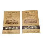 Embossed Aluminum Foil Wine Sticker Labels Custom Adhesive Metal