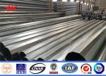 Metal Electric Transmission Poles , Galvanized Street Light Pole Octagonal