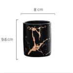 Customizable Logo Ceramic Candle Vessels , Porcelain Empty Candle Jars For