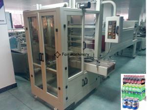 Quality SGS 2.1KW Water Bottle Shrink Wrapping Machine , 6time/min Bottle Shrink Sleeve Machine wholesale