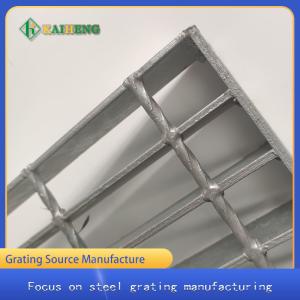 Quality Antiskid Silver White Galvanised Metal Grid bar grating For Refinery wholesale