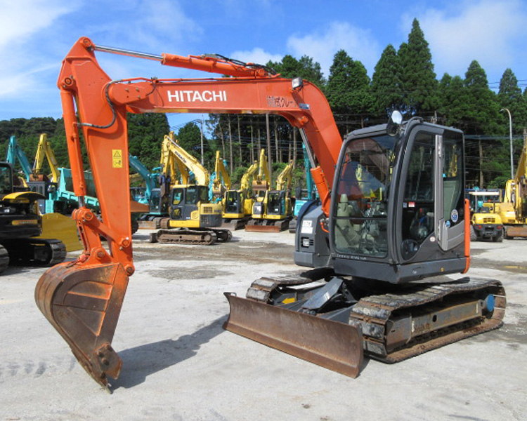 Japanese Hitachi Hitachi70 US Long Arm Mini Excavator 0.33m3 Bucket Capacity 40.5Kw
