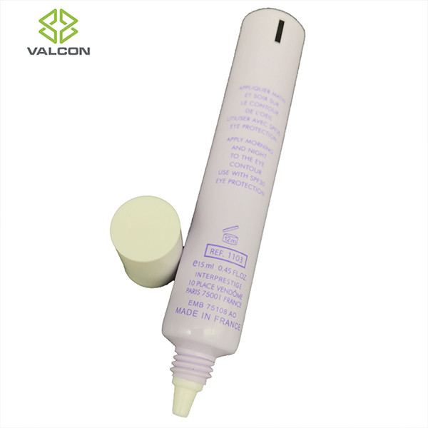 15 ML Diameter 19 MM Cosmetic Tube Packaging With White Cap For Serum