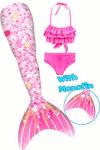 Stretchable Mermaid Tails Swimtails Flexible Good Durability Easy Drying
