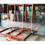 Customized Flat Curved Laminated Shower Tempered Glass Smooth Surface