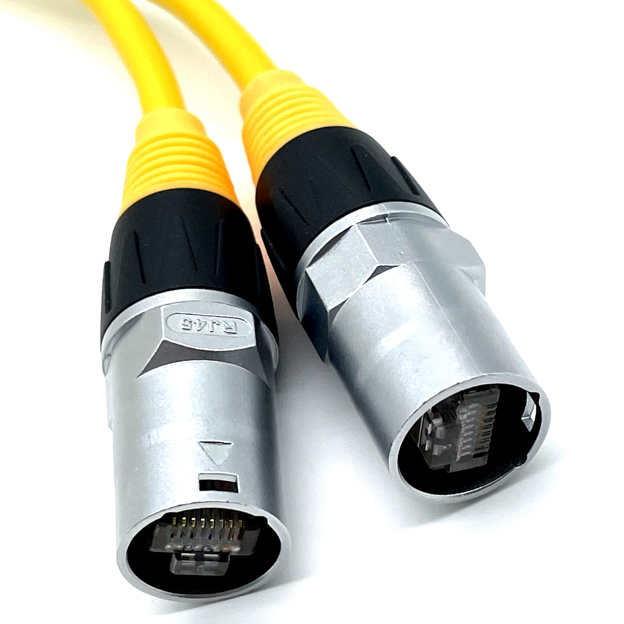 RJ45 Waterproof Cables Metal Connector Male Plug Ethernet Connector Plug Network Extension Cable