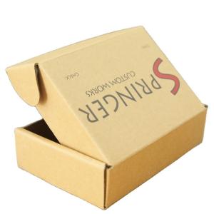 Quality Custom Eco Friendly Shipping Box Folding Kraft Paper Box With Logo wholesale