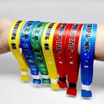 RFID Polyester Woven Wristband for Evening/Party/Festival and Gift ,wristband