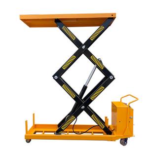 Quality Max Height 51.18in Electric Scissor Lift Tables 2 Ton 24V Battery wholesale