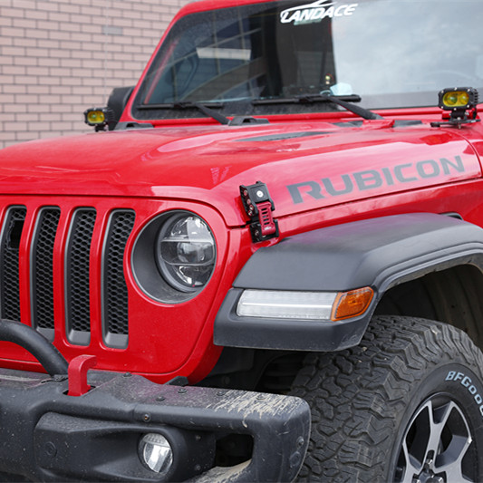 Adjustable Side Door Foot Pedal Latch Assembly for 2021- Jeep Wrangler JK JL Off-Road