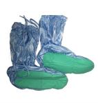 PVC Dotted Long Sleeve Electrostatic Dissipative Shoes Washable With Ties