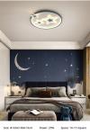 Modern Acrylic Round blue Ceiling Lights For Living Room Bedroom star Ceiling